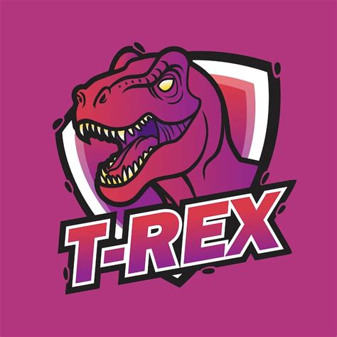 Premium Vector T Rex Logo Design