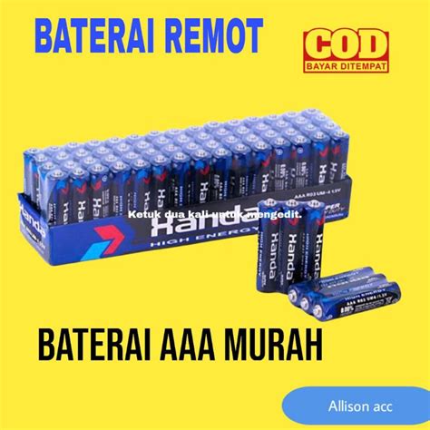 Jual Baterai Kecil Aaa A Remot Murah Bateray Battery Batu Batre Remot