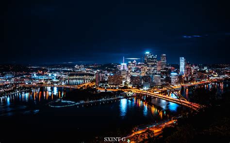 Pittsburgh at Night from the Duquesne Incline – SXINT G