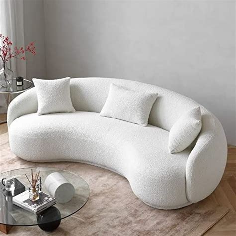 Modern Comfy Couch - FLUFFY in 2023 | Living room sofa, White comfy ...