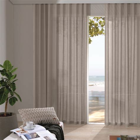 Cortina Inove Monaco Barrada 5 40m X 2 80m Indicado Para Trilho