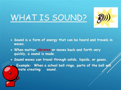 Sound Energy Powerpoint 4th Grade