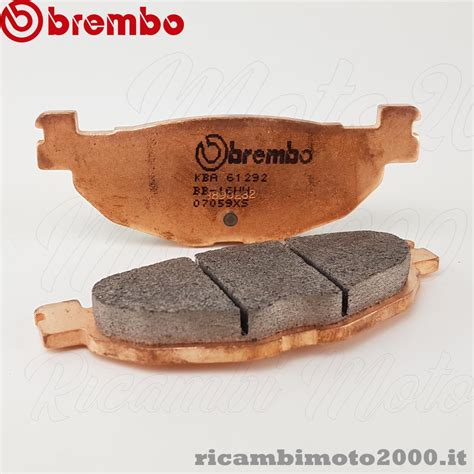 Pastiglie Coppia Pastiglie Posteriori Brembo Sinter Sinterizzate Xs