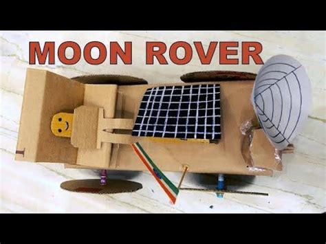 MOON ROVER | Rover on moon model | Moon surface model making | How to ...