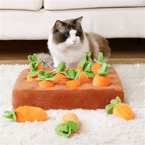 This Plush Puzzle Toy Will Satiate Your Food-Motivated Cat · Kinship