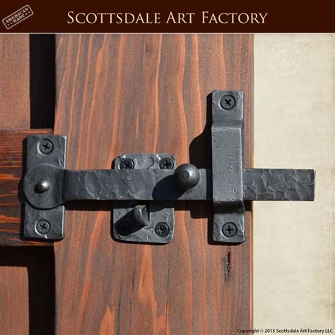 Wrought Iron Gate Latch Hand Forged By Our Master Blacksmiths