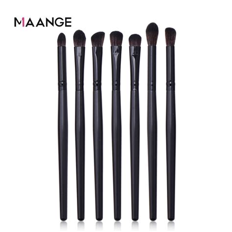 Maange Juego De 6 Brochas De Maquillaje Profesional Para Sombras De Ojos Shopee México