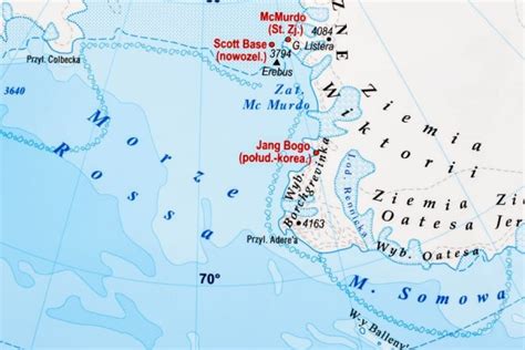 ANTARKTYKA I ARKTYKA MAPA ŚCIENNA SZKOLNA