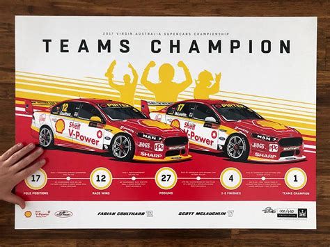 Shell V-Power Racing Team 2017 V8 Supercars Championship Winner ...