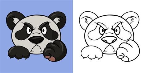 Angry Panda Vector Art, Icons, and Graphics for Free Download