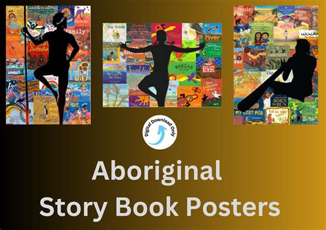 Aboriginal Story Book Posters Printable Book Display First Nations