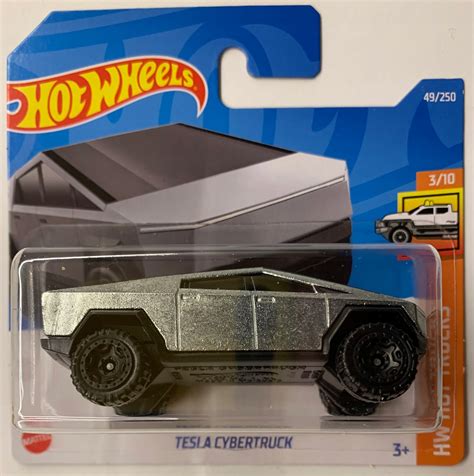 Hot Wheels Tesla Cyber Truck Cybertruck Silver Hw Hot Trucks