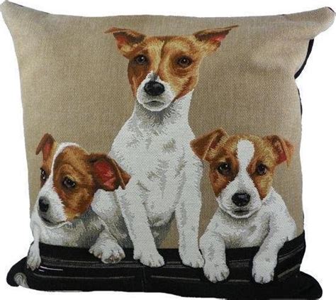 Mars More Auto Jack Russell Sierkussen 45x45 Cm Multicolour