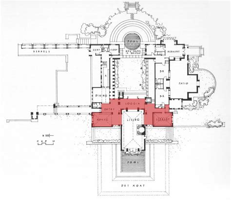 96+ Charming the hollyhock house plan Voted By The Construction Association