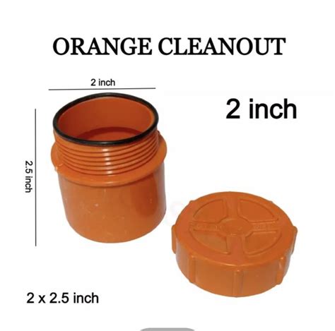 Pvc Clean Out Only Ordinary Orange Lazada Ph