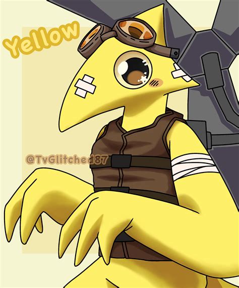 Yellow Rainbow Friends Fanart By Tvglitched87 On Deviantart