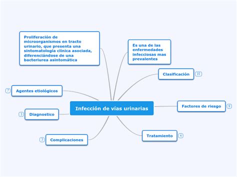 Infecci N De V As Urinarias Mind Map