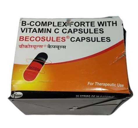 Becosules B Complex Forte Vitamin C Capsules 25 Blister X 20 Capsule At Rs 1050 Box In Pune