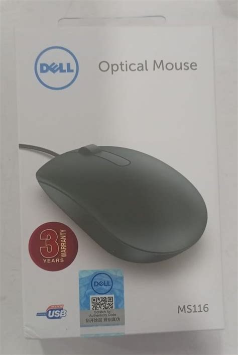 Dell Ms116 USB Wired Optical Mouse At Rs 390 Piece Dell Computer