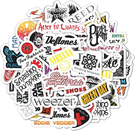 Amazon BulbaCraft 100Pcs Grunge Stickers 90 S Grunge Music Rock