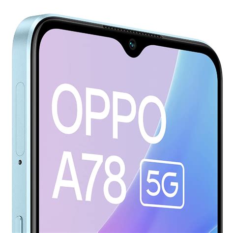 Oppo A78 Dual Sim 5g Smartphone 8 Gb Ram 128 Gb Storage Glowing Blue