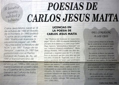 Carlos Jesús Maita Historia y Literatura CUATRO SONETOS DE CARLOS