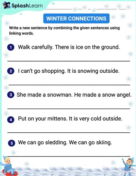 Winter Connections Ela Worksheets Splashlearn Hot Sex Picture