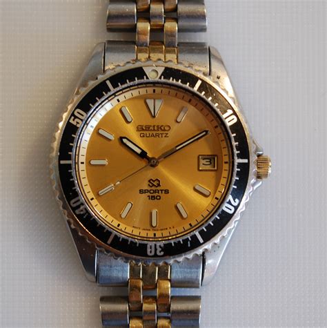 Sold 1991 Seiko Sq Sports 150 Divers Watch Birth Year Watches