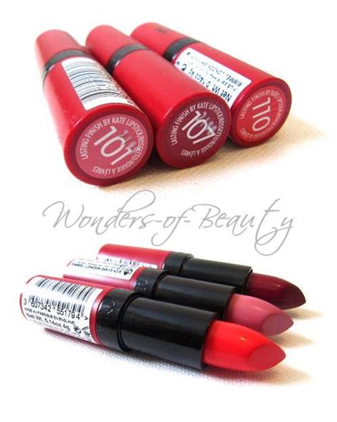 Wonders Of Beauty Rimmel London Kate Moss Lasting Finish Lipstick