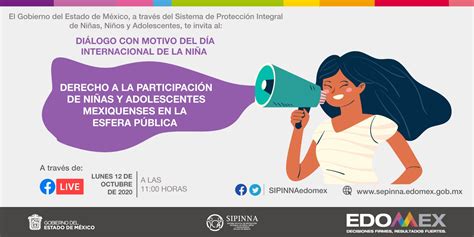 SIPINNA Edomex on Twitter Con motivo del día internacional de la niña