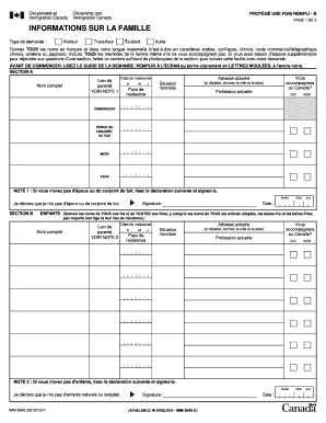 Fillable Online Cic Gc Citoyennet Et Immigration Canada Citizenship And