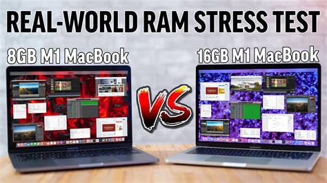 Apple M1 Macs 8GB vs 16GB RAM - Multitasking STRESS Test