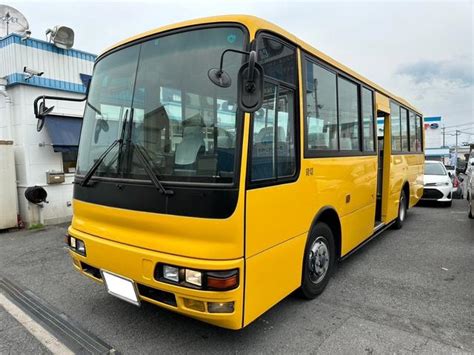 三菱ふそう エアロミディ 中型送迎バス 32人乗 自動ドアの中古車｜グーネット中古車