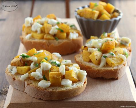 Crostini Zucca E Gorgonzola Le Ricette Di Libellula