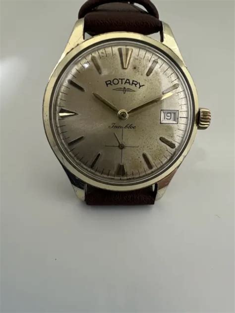 Vintage Rotary Mechanical Men Wristwatch Swiss Made Picclick Uk