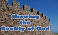 Showing The Reality Of God By Pastor Dan Walker Messages Life