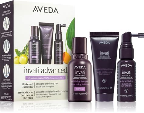 Aveda Invati Advanced Rich Set Coffret Para Cabelo Notino Pt