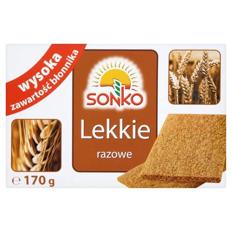 Sonko Pieczywo Lekkie razowe 170 g Delikatesy Dwójka