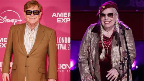 Elton John Joins Joni Mitchell For I M Still Standing At The