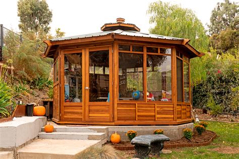 Octagonal Gazebo: Sunroom Wood Gazebo Kit for Sale