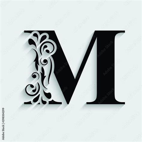 Fancy Capital Letter M