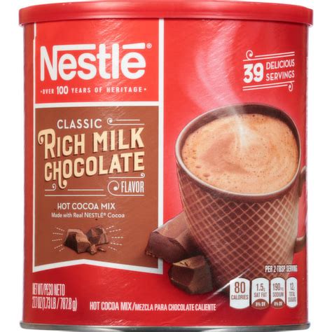 Nestle Hot Cocoa Mix Rich Milk Chocolate Flavor Classic Smart And Final