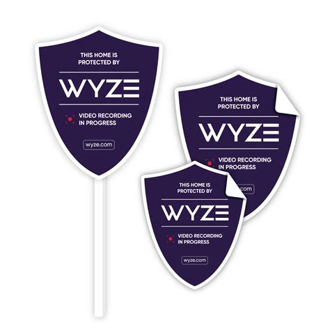 Wyze Security Reflective Sticker