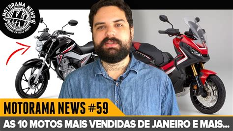 AS 10 MOTOS MAIS VENDIDAS DE JANEIRO E MAIS YouTube