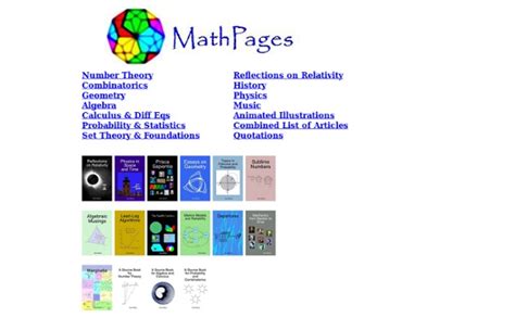 mathpages pearltrees