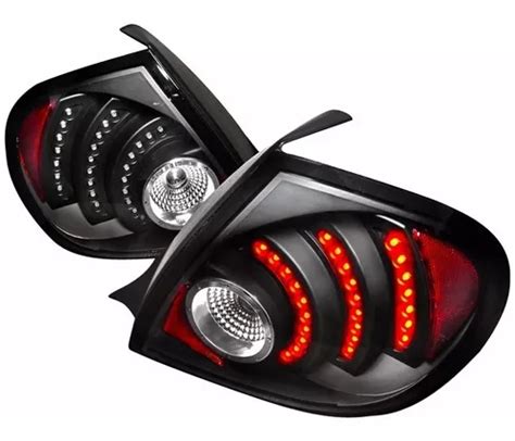 Calaveras Led Negras Para Dodge Neon Srt4 R T 2003 2005 Meses Sin