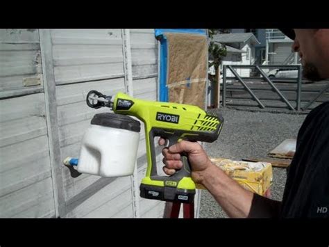 Ryobi 18 Volt Pro Tip Paint Sprayer YouTube