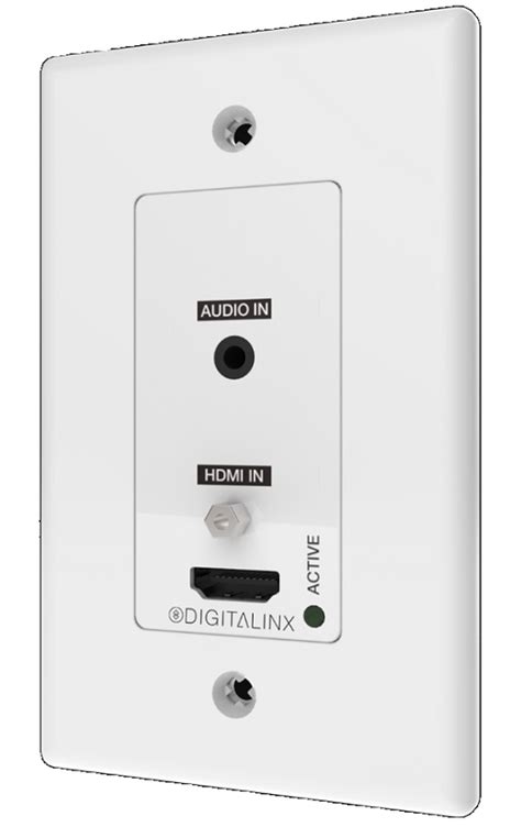 Liberty AV DL 1H1A WPKT W Wall Plate Single Decora HDMI And Audio Over