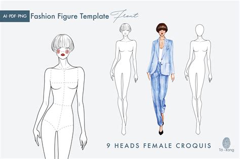 Female Croquis Templates