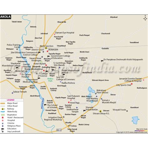 Akola City Map